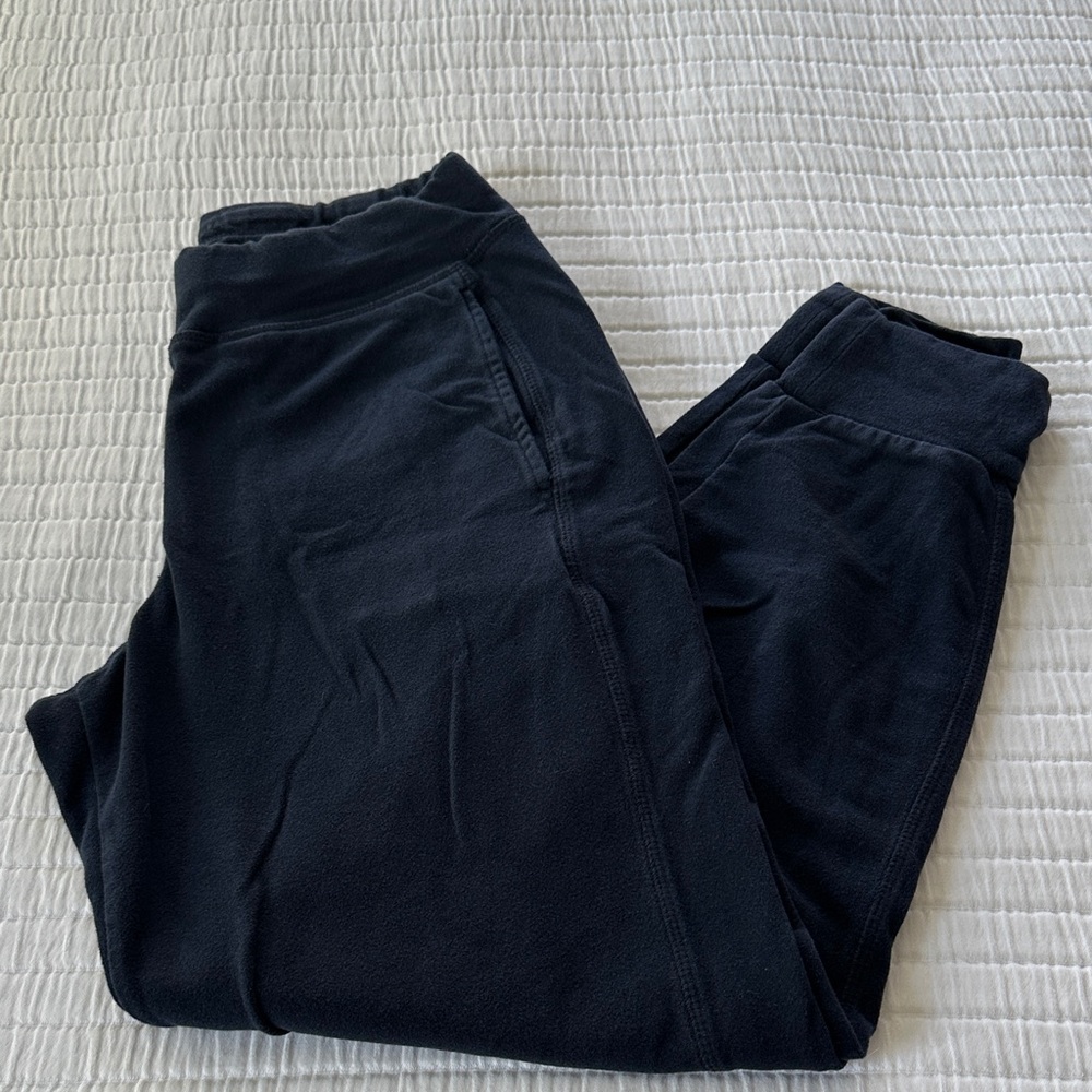 Sweaty Betty Navy Fleece Jogger Pants, size xs